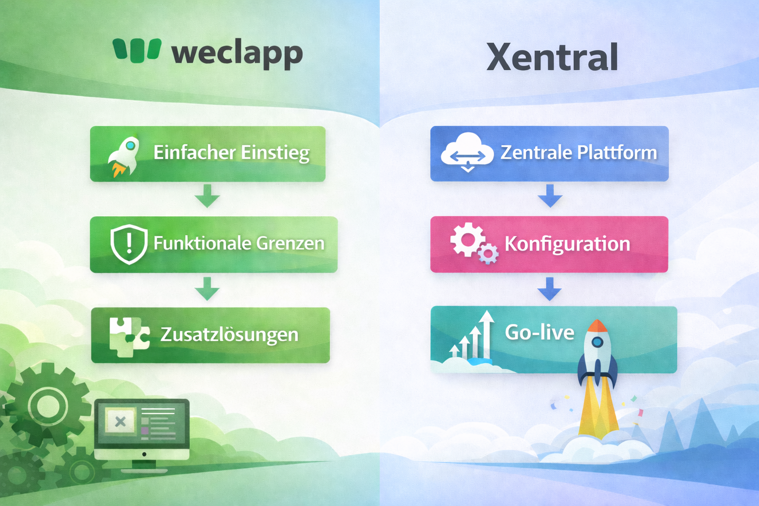 xentral vs. weclapp xentral vs. weclapp